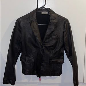 Hugo Buscati Black Leather Jacket